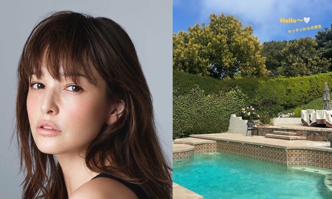 【 梨花 】　米カリフォルニアの豪邸を公開　「画像からはのんびり穏やかライフに見えるよね？」　ファン反響　「ステキなお家」「なんて、いい家なの」「憧れの素敵な生活」|TBS NEWS DIG