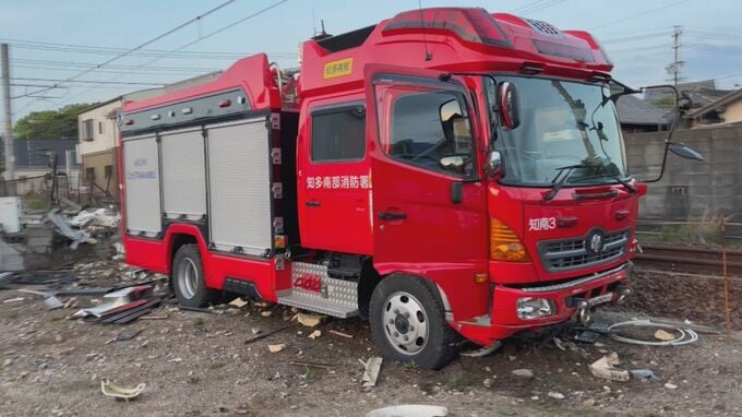 “不審火”で出動した消防車を盗んだ疑い 57歳男を逮捕 放水に備えエンジンかけたまま施錠せず… 9キロほど離れた場所で見つかる 愛知|TBS NEWS DIG