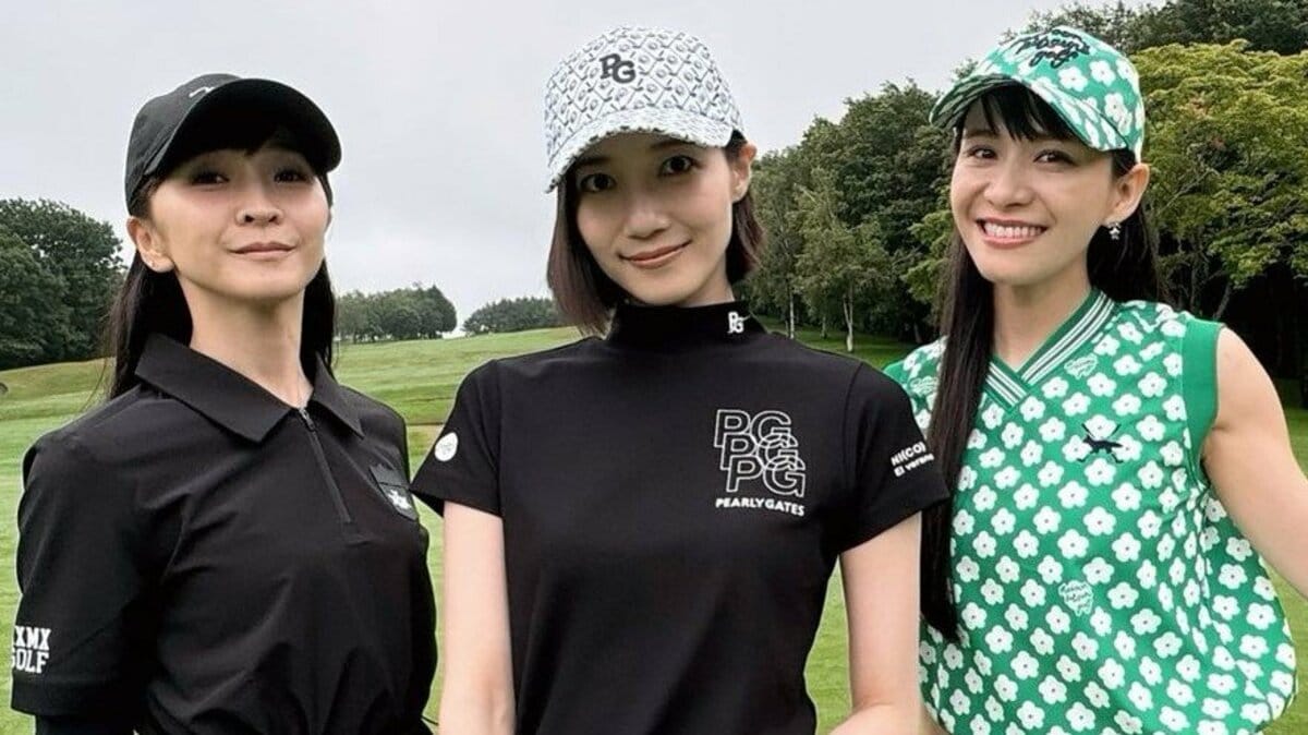 Perfumeあ～ちゃん】父の還暦祝い “ゴルフデビュー” かしゆか＆のっち