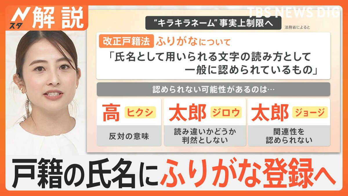改正戸籍法 キラキラネーム