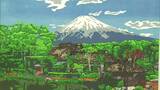 「今年は新作・富士山なども」聴覚に障害のある版画家・安藤昌平さん 画業70年を記念した木版画の作品展【岡山・倉敷市】 | 岡山・香川のニュース | 天気 | RSK山陽放送