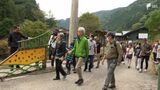 落石から1か月「あきらめていたのでうれしい」“夢のつり橋”へ続く遊歩道が通行再開 紅葉シーズン前に観光関係者も安ど=静岡・川根本町 | 静岡のニュース | SBSNEWS | 静岡放送