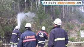 岩手・大槌町で延焼中の山林火災 避難指示を拡大　消火活動続くも鎮火に至らず|TBS NEWS DIG