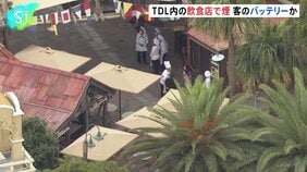 東京ディズニーランドの飲食店で煙　利用客は全員避難・けがなし　客のバッグのモバイルバッテリーから煙が出たか　千葉県警|TBS NEWS DIG