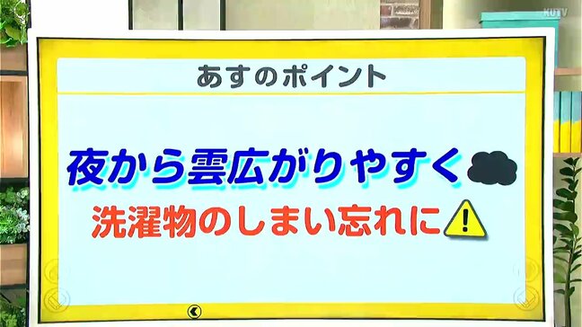 高知の天気 3日 夜から雲広がりやすく 山岸拓気象予報士が解説|TBS NEWS DIG