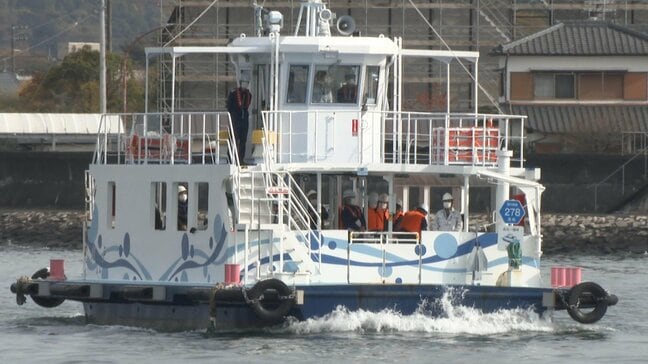 電気で進む旅客船「浦戸」を国交省が安全点検　船が小型化し免許区分が変更、年末年始の繁忙期を前に実施【高知】|TBS NEWS DIG
