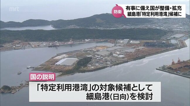 日向市の細島港　有事に備えて国が整備する「特定利用港湾」の対象候補に|TBS NEWS DIG