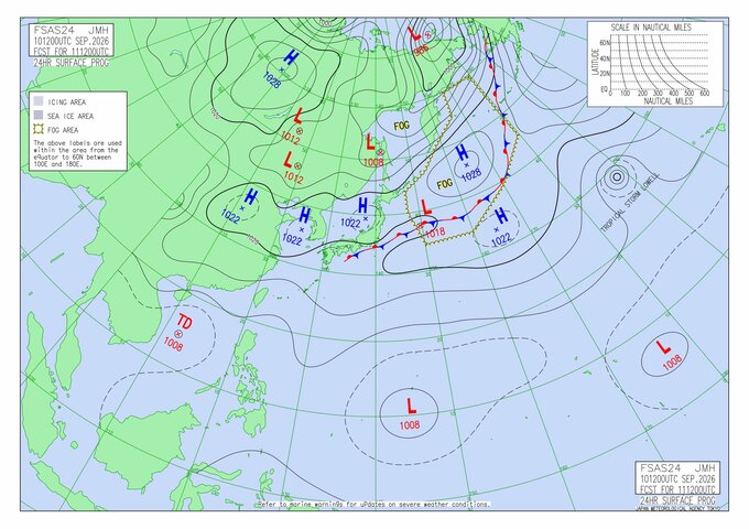 【台風のたまご】11日夜にも新たな熱帯低気圧が発生か　ほかにあやしい渦も2つ…シルバーウイークが近づく中で日本への影響は？　20日までの雨と風のシミュレーションを見る（気象庁天気図）|TBS NEWS DIG