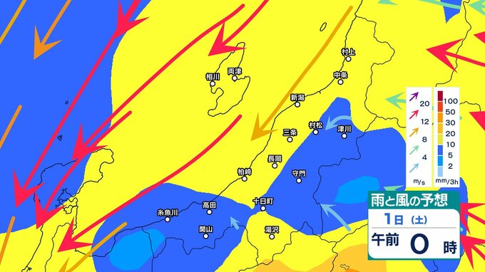 【大雨情報】雷を伴い“バケツをひっくり返したような”激しい雨か 新潟県はあす1日朝から2日にかけて土砂災害などに注意・警戒を【3時間ごとの雨風シミュレーション・31日正午更新】 | 新潟のニュース・天気|BSN NEWS|BSN新潟放送