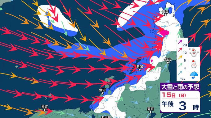 14日～15日 “真冬のような寒気” 西日本まで南下…太平洋側でも厳しい寒さで雪も【雪と雨のシミュレーション】ヒートショック防ぐ4つのポイントと水道管の凍結対策|TBS NEWS DIG