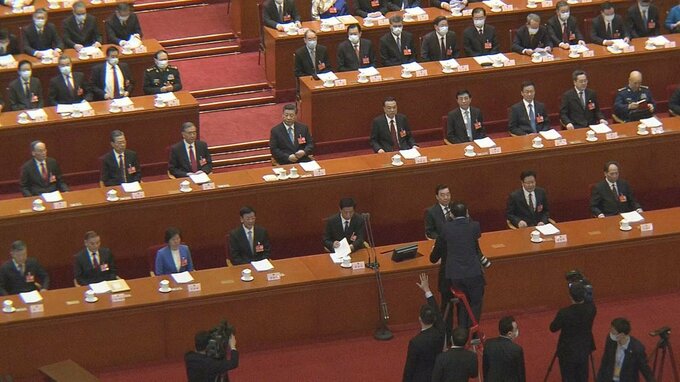 中国全人代　来年3月5日開幕　最高指導部の新役職決定へ