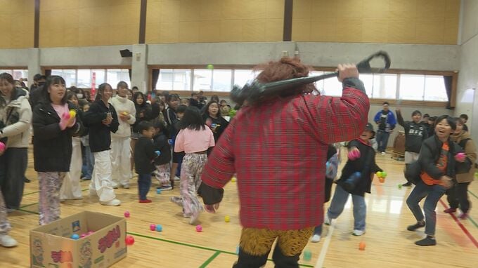 節分に合わせ鬼退治ゲーム　地元有志がイベント開催　大食いバトルも　山口・山陽小野田|TBS NEWS DIG
