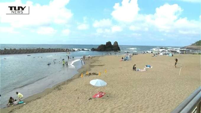 家族で海水浴中に74歳男性がおぼれ死亡　息子・孫と3人で泳いでいるときに姿が見えなくなる　鶴岡市・小波渡海水浴場（山形）　|　山形のニュース│TUYテレビユー山形