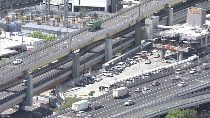 【ゴールデンウイークの渋滞情報】今どこが混んでる？名神で「28km」中国道・宝塚東TN付近「18km」【近畿地区の高速道路を全掲載】|TBS NEWS DIG