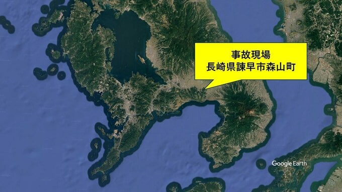 車内で落としたスマホを拾おうとしてハンドル誤操作か　車同士の正面衝突事故で1人搬送【長崎・諫早市】|TBS NEWS DIG