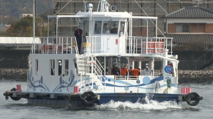 電気で進む旅客船「浦戸」を国交省が安全点検　船が小型化し免許区分が変更、年末年始の繁忙期を前に実施【高知】　|　高知のニュース・天気｜KUTV NEWS | KUTVテレビ高知