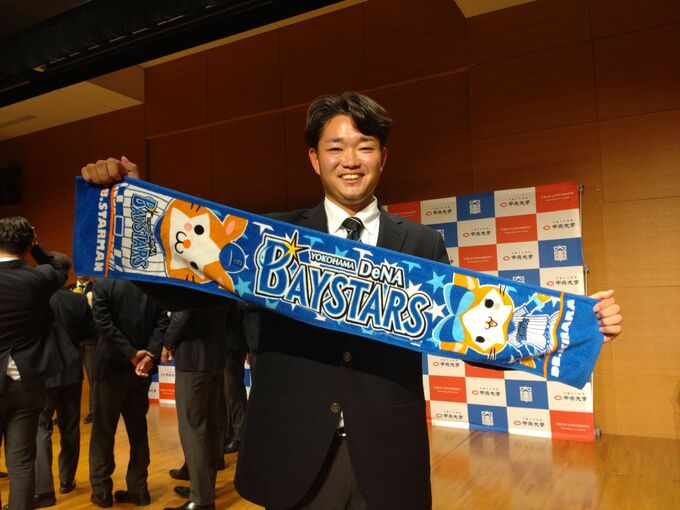 中央大 石田裕太郎投手(静清高出) DeNAに5位指名【超速報！プロ野球ドラフト会議2023】　|　静岡のニュース | SBSNEWS | 静岡放送