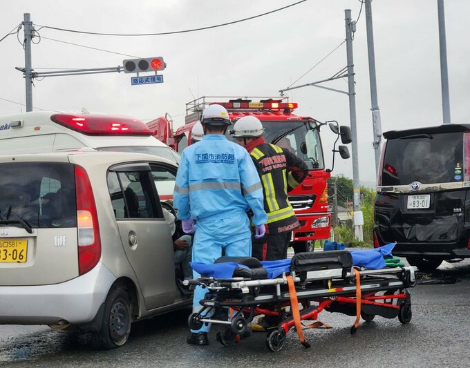 ３台絡む事故・幼児を含む３人軽傷　山口・下関市|TBS NEWS DIG