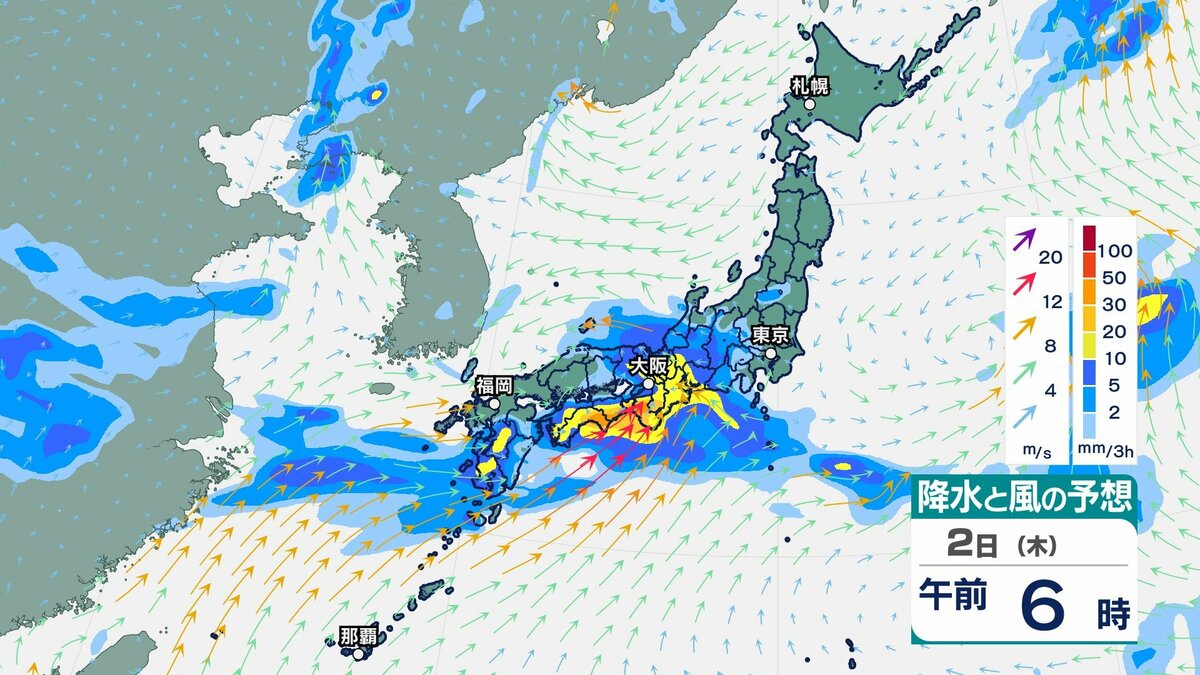 【大雨情報】7月にかけて梅雨前線北上  西日本は3日頃にかけて「警報級の大雨」おそれ【雨・風シミュレーション29日（月）～7月4日（土）】気象庁