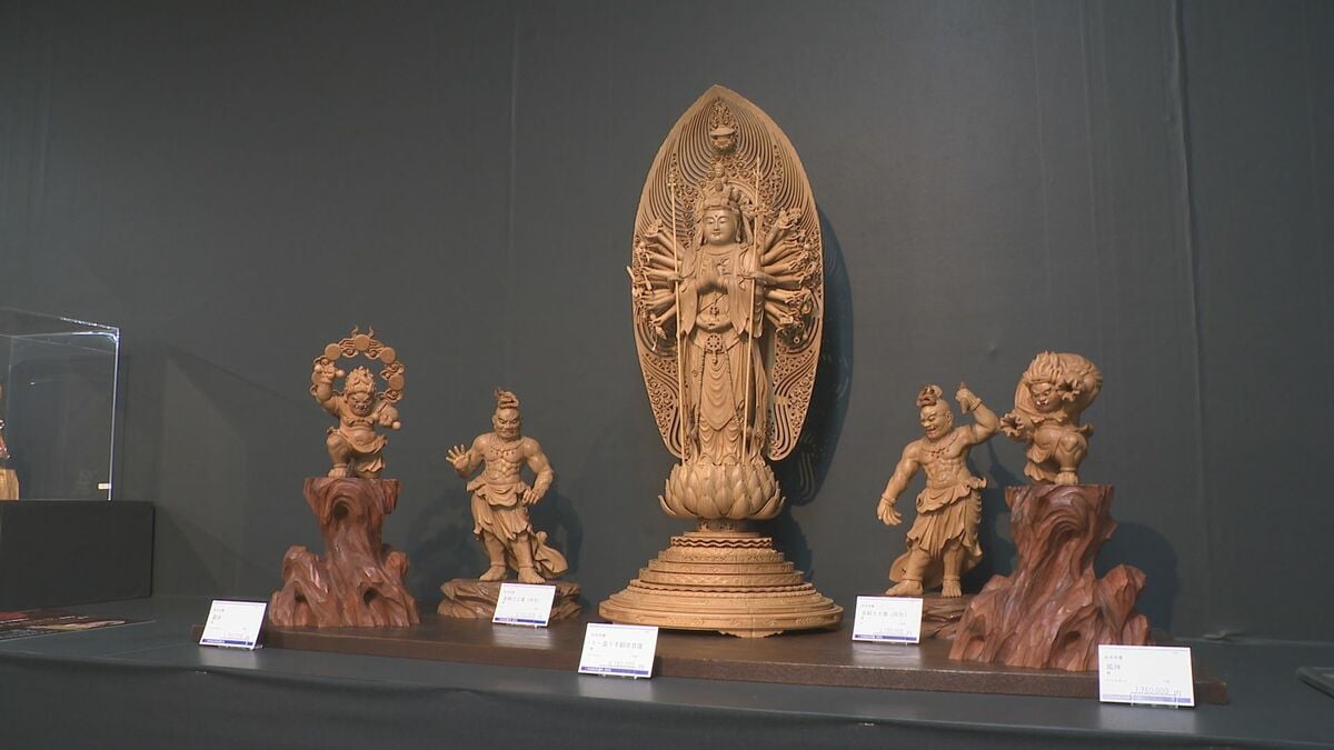 復興への静かな祈りを込めて」 大仏師・松本明慶工房彫刻展（MRO北陸