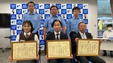 80代男性シニアカーごと岸壁から海中に転落 とっさに海に飛び込み救助 46歳男性ら3人に感謝状 | 大分のニュース|OBS NEWS|大分放送
