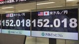 ニューヨーク外国為替市場 一時1ドル=152円台に 約8か月ぶり円安水準|TBS NEWS DIG