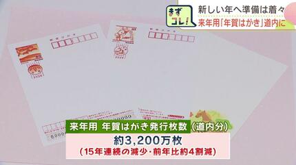 新年の準備着々 2026年用「年賀はがき」約80万枚が到着 干支の午に
