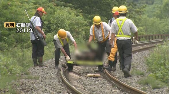 【JR北海道】クマとの衝突が過去最多　シカとの衝突は2100件超に　大きい個体は”クマキャッチャー”で処理　|　北海道のニュース｜HBC北海道放送