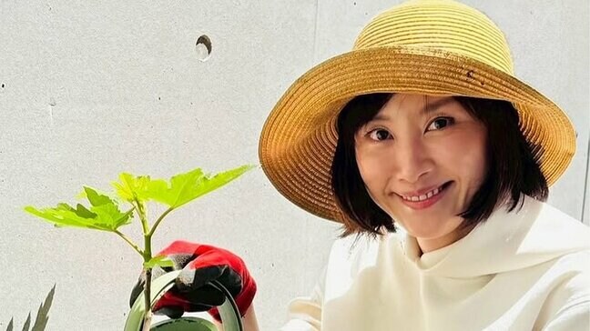 【山口もえ】 「今年こそは実がなりますよーに!!」 家庭菜園のイチジクを紹介 「いちじくかわいい」「イチジクの鉢植え 私もやってみたいです」の声|TBS NEWS DIG