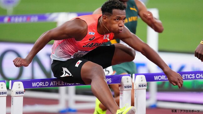 男子110mH、村竹ラシッドが順当に予選突破！国立の大歓声に感激「こんなにお客さんいると思わなくて...」野本も準決勝へ|TBS NEWS DIG