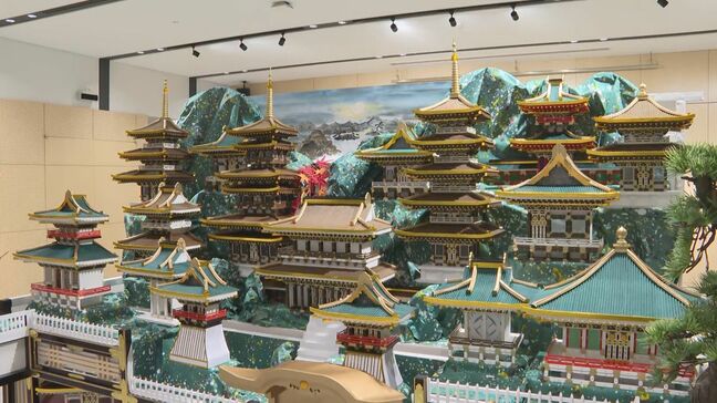 初盆飾りの「御殿灯籠」市役所に展示 宇佐市長洲の夏の風物詩 大分|TBS NEWS DIG