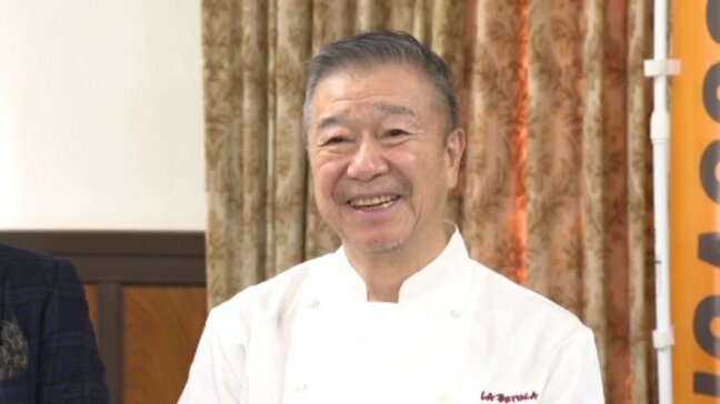 落合務シェフ×愛媛食材の「ピリ辛トマトパスタ」登場 マダイのフリット添え 21日のイベントで300食限定販売|TBS NEWS DIG