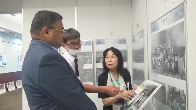 「広島原爆展」を駐日インド大使が訪問「非暴力の平和を願う」|TBS NEWS DIG