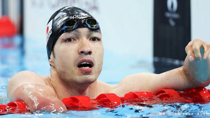 6大会連続出場の37歳・鈴木孝幸が100m自由形で銀メダル！50m平泳ぎに続き今大会2つ目のメダル獲得【パリパラリンピック】|TBS NEWS DIG