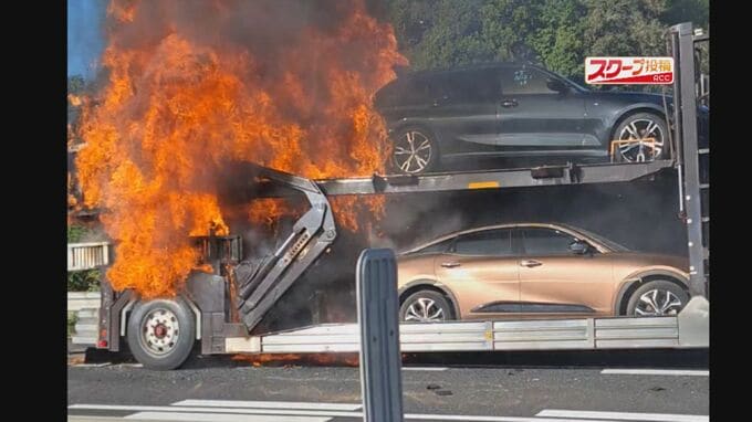 【速報】山陽道で大型トラック火災　「火が出ている」と運転手から通報　本郷ICｰ三原久井IC上りで通行止め　広島　|　RCC NEWS | 広島ニュース | RCC中国放送
