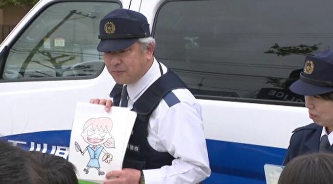小3男児重体事故を受け 現場周辺で警察官が“移動交番”で交通安全を指導 金沢市　|　石川県のニュース｜MRO北陸放送
