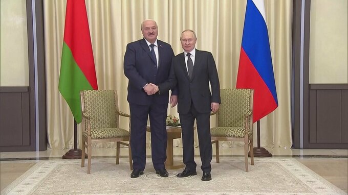 ベラルーシ大統領「空からの軍事支援」を強調　プーチン大統領との会談で|TBS NEWS DIG