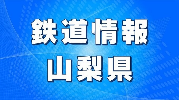 【JR身延線】　西富士宮～鰍沢口の上下線で運転を見合わせ　雨量の規制　午前6時45分現在　|　山梨のニュース | ＵＴＹテレビ山梨
