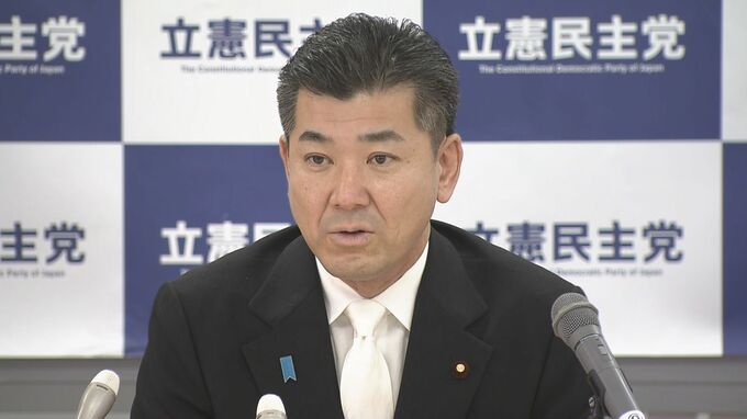 「自民党政権のおかしな点 ただしていきたい」立憲・泉代表　年頭記者会見で訴え