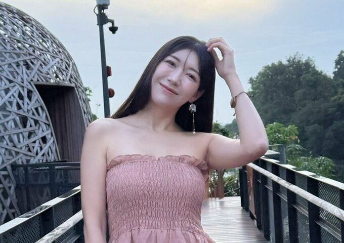 【 穂川果音 】 「早起きして見た景色は幸せな時間」　シンガポールの朝焼けに感動|TBS NEWS DIG