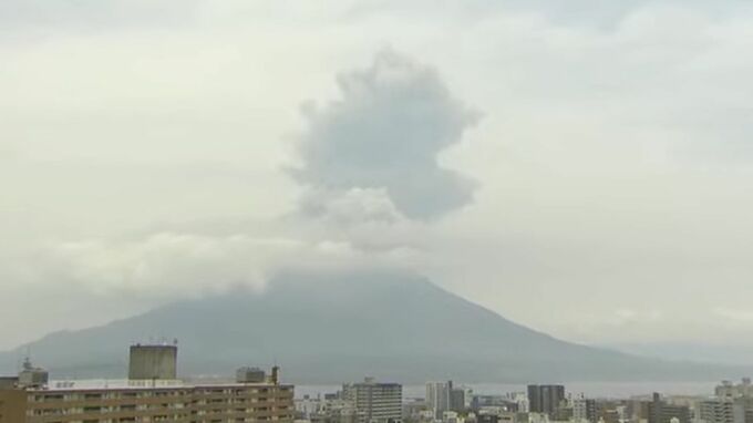 桜島で爆発的噴火　噴煙2800ｍ【降灰予報（詳細）】鹿児島　|　鹿児島のニュース｜MBC NEWS｜南日本放送