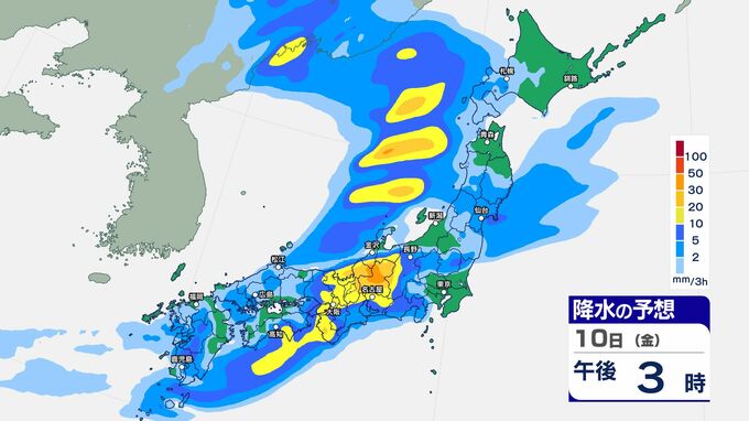 【今後の雨は】10日中心に西日本～東日本で雨予想…低気圧や前線の影響　札幌・仙台・東京・長野・名古屋・大阪・広島・福岡の16日間予報掲載【13日まで　雨のシミュレーション掲載】　|　SBC NEWS | 長野のニュース | SBC信越放送