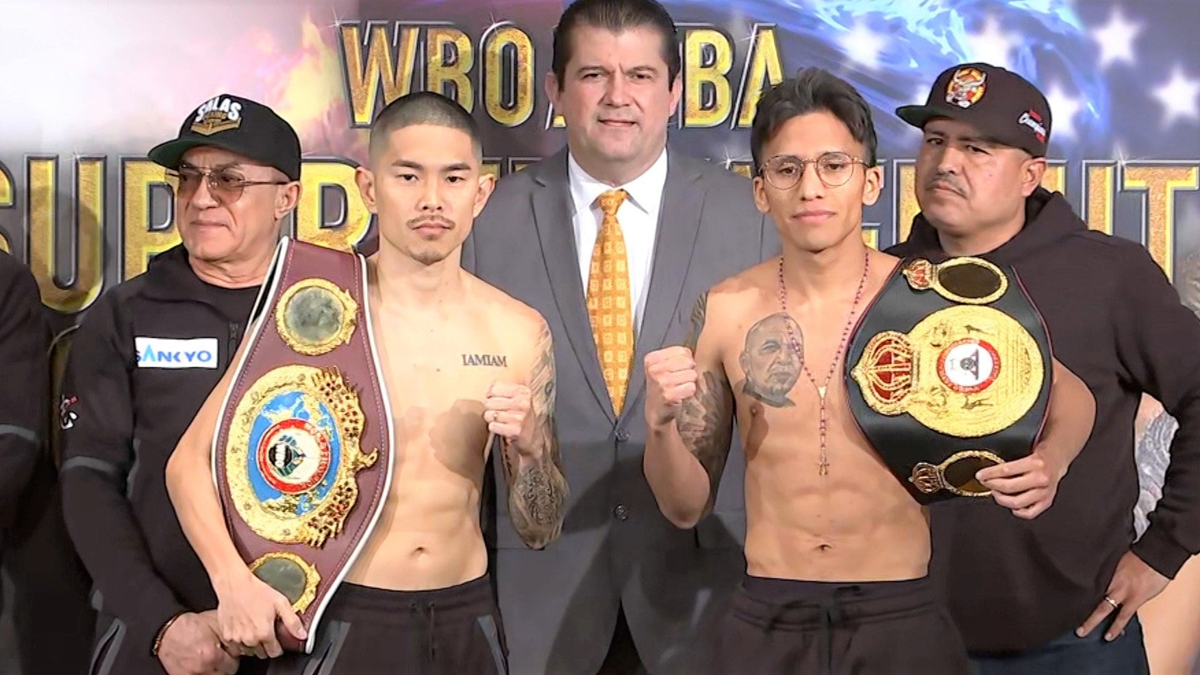 井岡一翔、前日計量は“パンツ脱ぎ”でクリア「自分を信じてベルトを統一