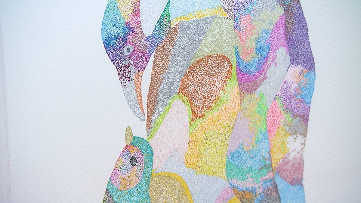 個性あふれる表現 海太郎さんら障害のある画家3人の合同展【岡山】