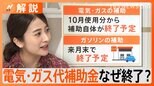 電気・ガス代補助金は順次終了? 来月以降~物価高がより深刻に【Nスタ解説】|TBS NEWS DIG