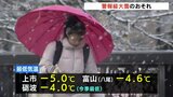 18日朝は県内すべての観測点で氷点下…今後は “警報級 大雪” の可能性も 路面凍結、交通障害に注意を 富山|TBS NEWS DIG