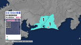 【地震情報】掛川市と菊川市で震度1　静岡県西部が震源　津波の心配なし|TBS NEWS DIG