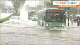 「道路が水で埋まってしまって」仙台で“1時間に44.5ミリの激しい雨”冠水相次ぐ 仙台市内に大雨警報|TBS NEWS DIG