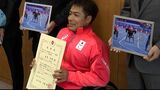パラリンピック・陸上リレーで入賞 生馬知季選手に岡山市人見絹枝スポーツ顕彰の特別スポーツ栄誉賞 | 岡山・香川のニュース | 天気 | RSK山陽放送