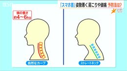 今、壁に背中をつけて下さい →『ストレートネック』かどうかわかります|TBS NEWS DIG